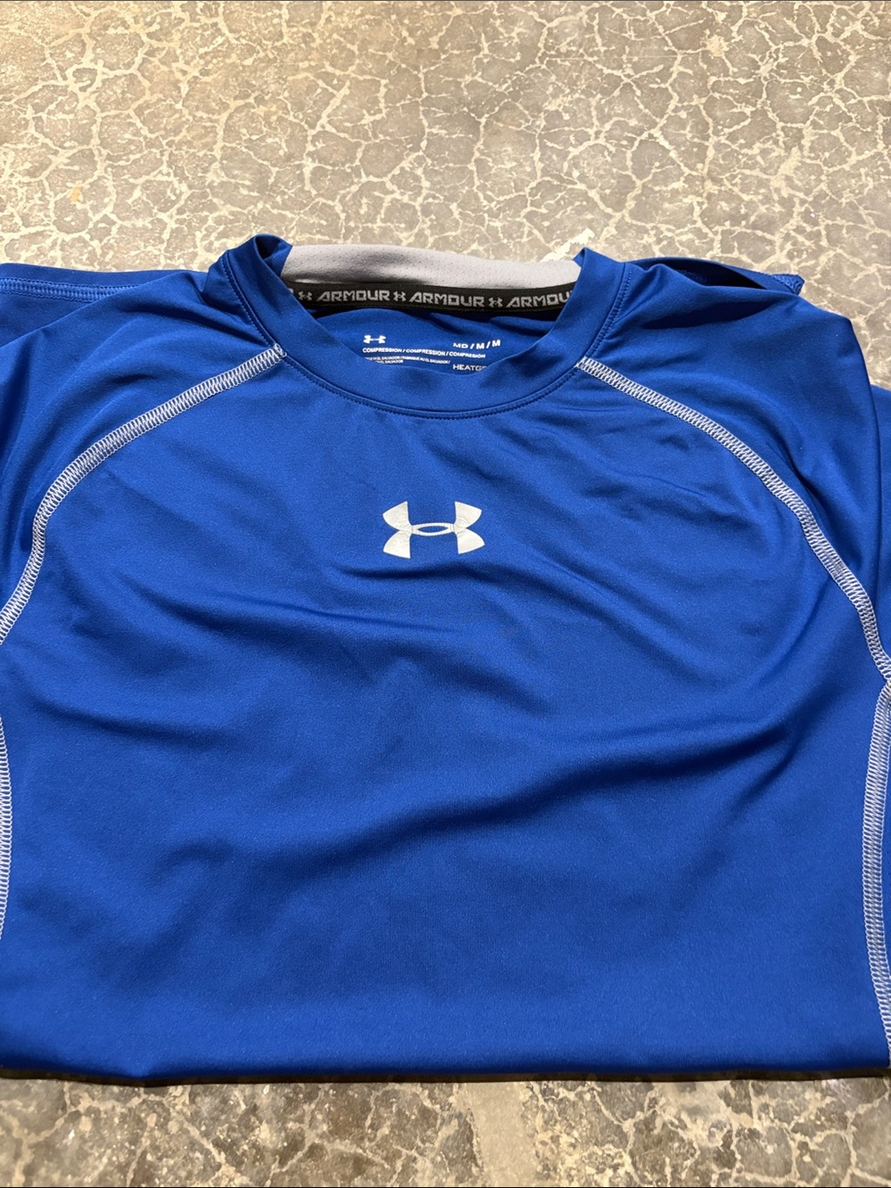 Under Armour Royal Blue Boys' Short Sleeve Athletic Shirt